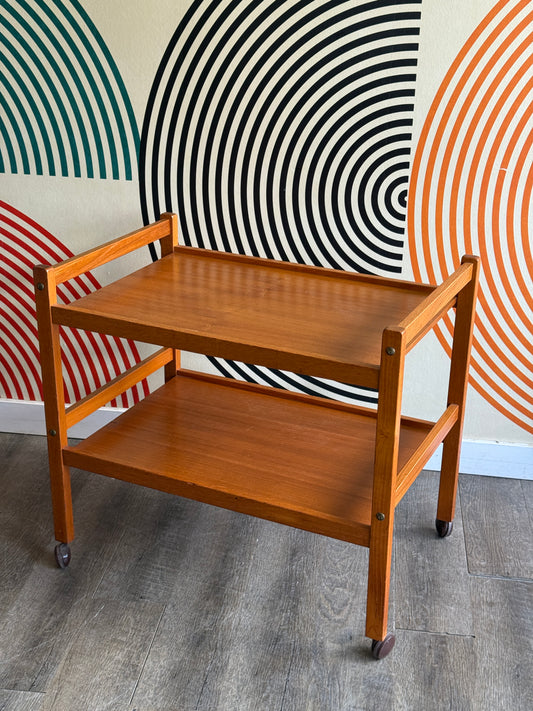 Danish Teak Bar Cart by BRDR. Furbo