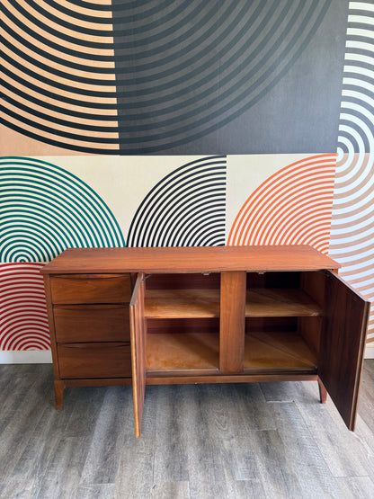 Vintage Kaufman Walnut Credenza/Sideboard