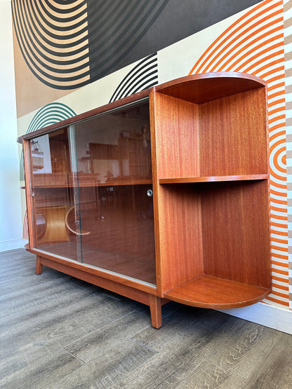 Vintage Mahogany Display Cabinet