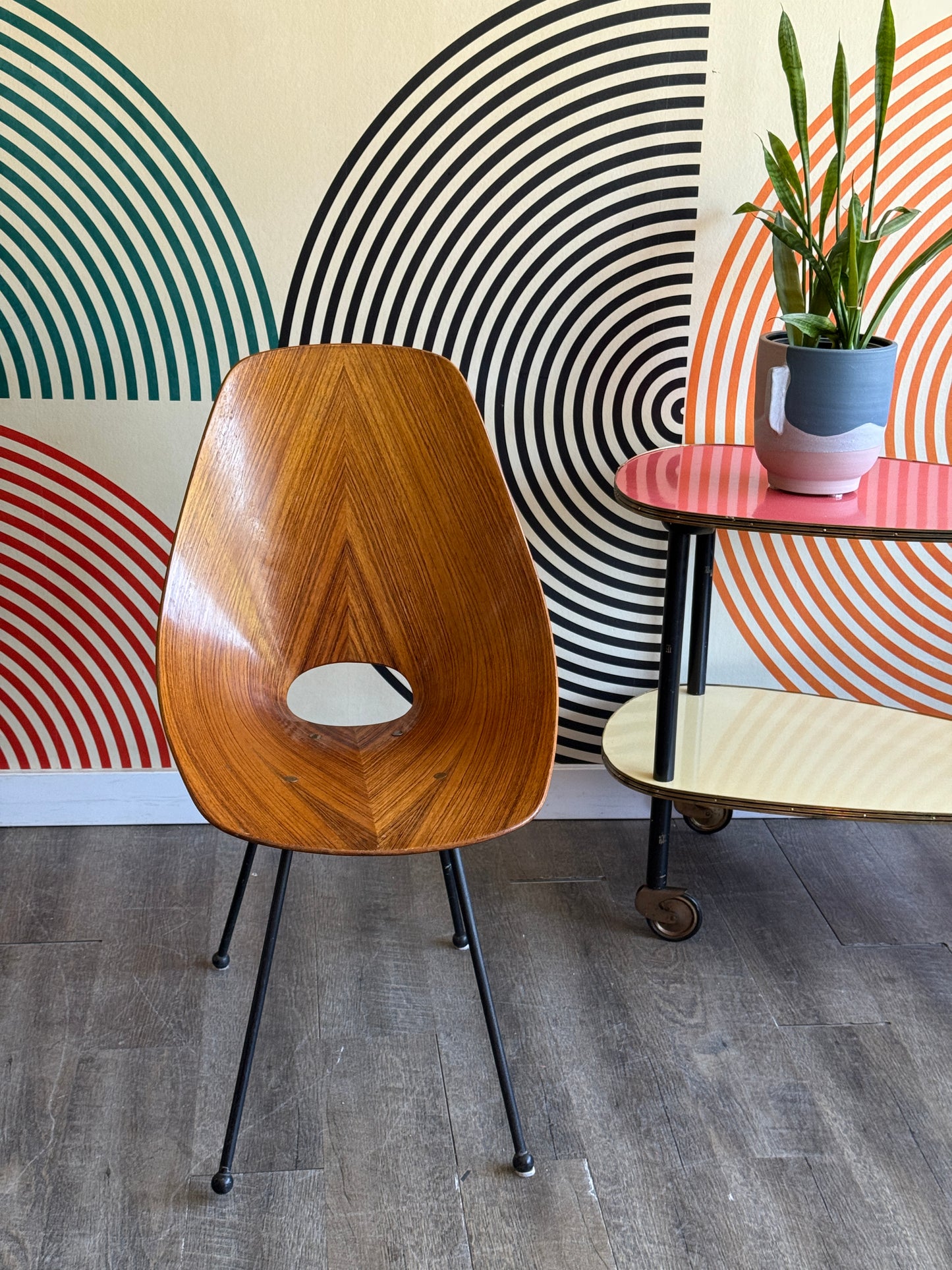“Medea” Chair by Vittorio Nobili for Fratelli Tagliabue,Italy, 1950s (2 available)