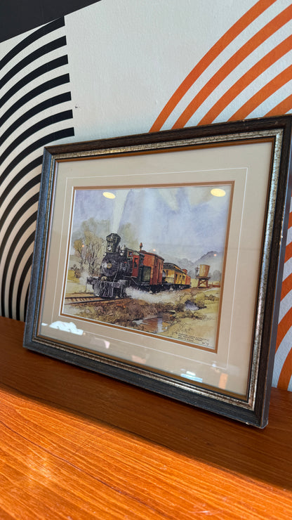 Vintage Edmonton Yukon & Pacific Railway Print