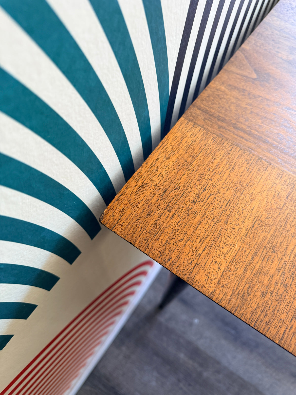 Vintage Mid-Century Walnut Extendable Dining Table
