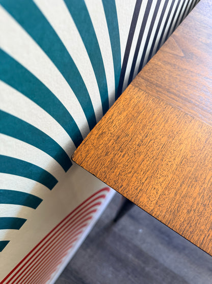 Vintage Mid-Century Walnut Extendable Dining Table