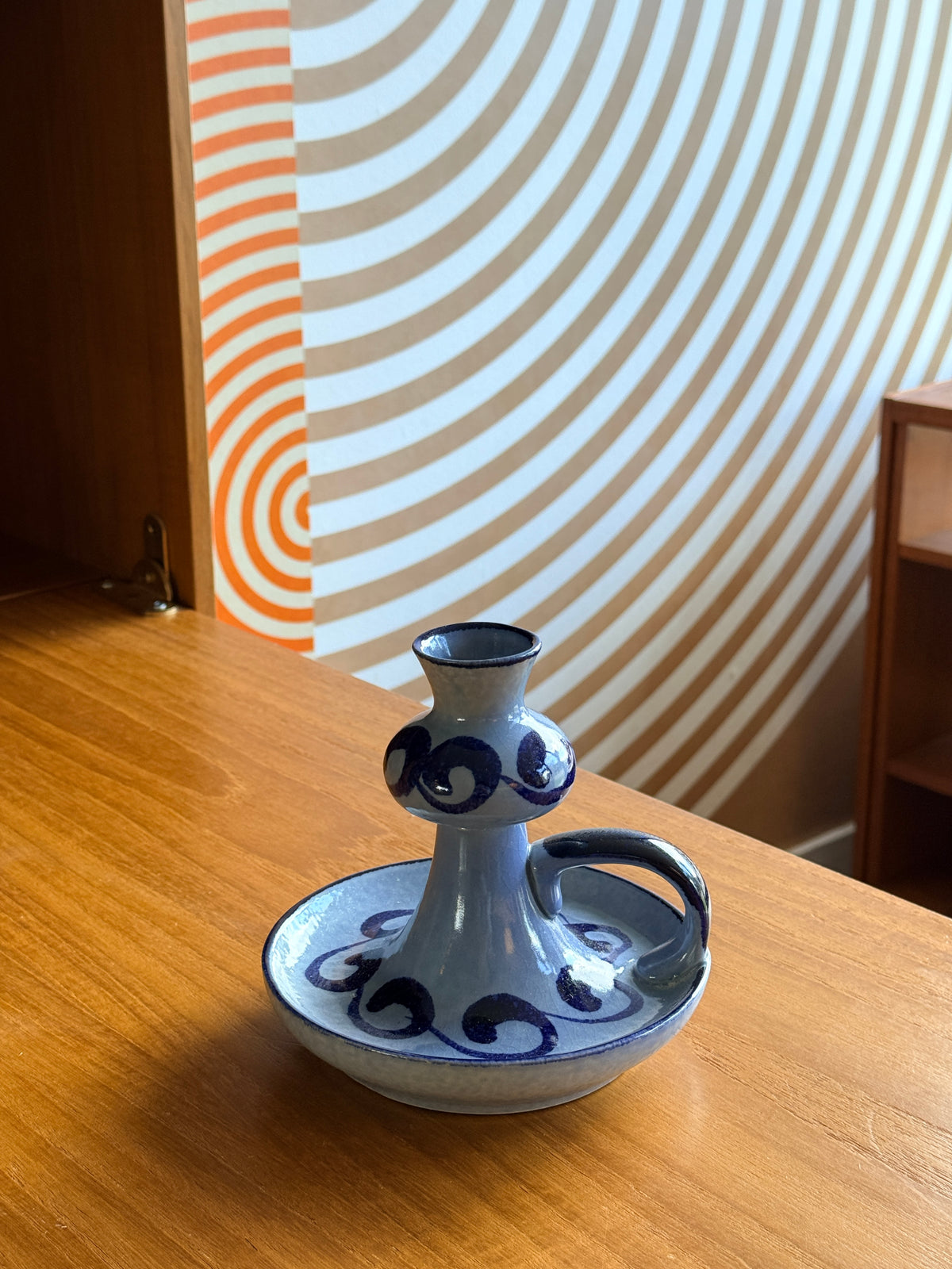 Vintage German Ceramic Candle Holder/Vase