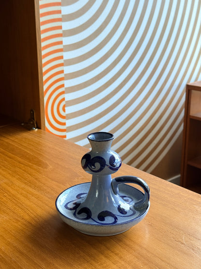 Vintage German Ceramic Candle Holder/Vase