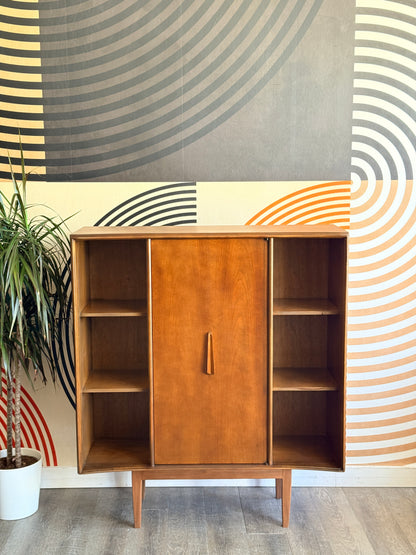 Vintage Mid-Century Deilcraft Walnut Display Cabinet