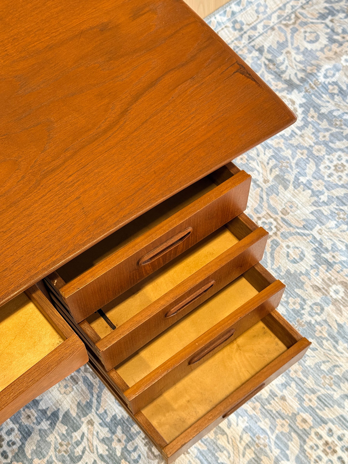 Vintage Danish Teak Writing Desk
