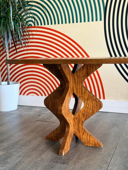Vintage Wooden Coffee Table