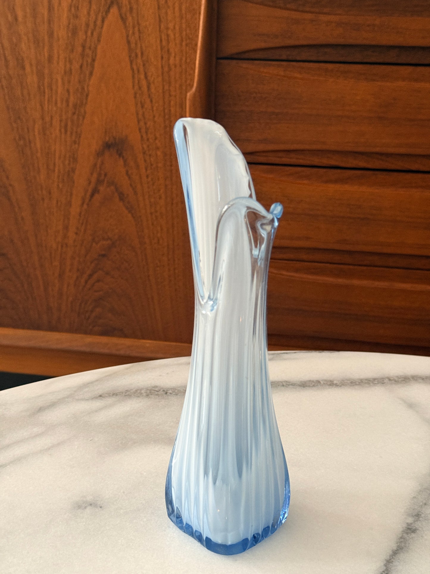 Small Blue Swung Vase