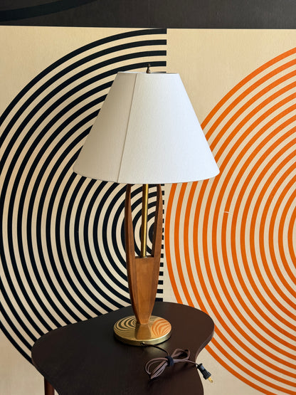 Vintage Midcentury Modern Sculptural Table Lamp