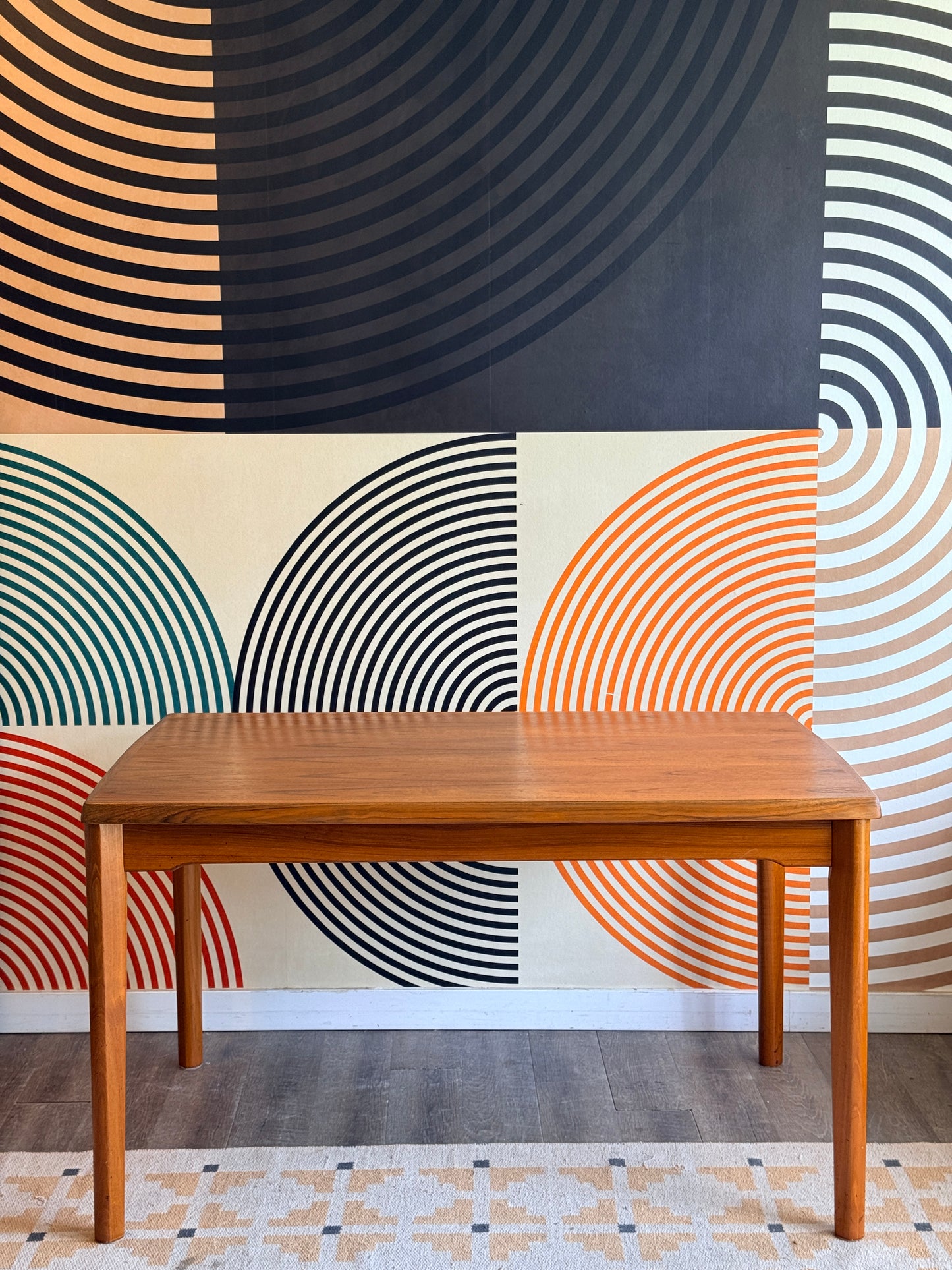 Grete Jalke Danish Teak Draw Leaf Table
