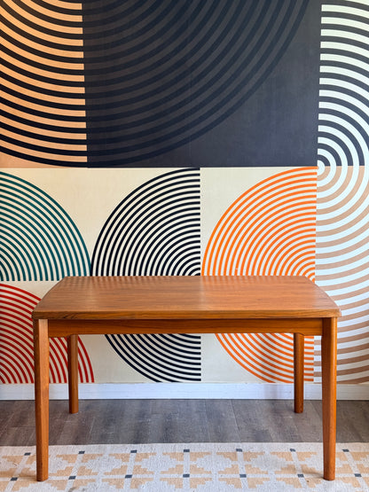 Grete Jalke Danish Teak Draw Leaf Table