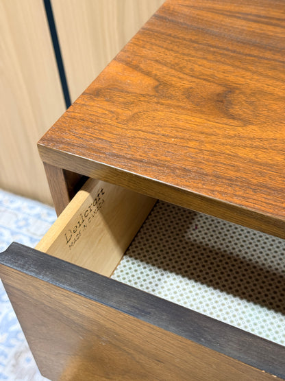 Vintage Walnut 9-Drawer Dresser by Deilcraft