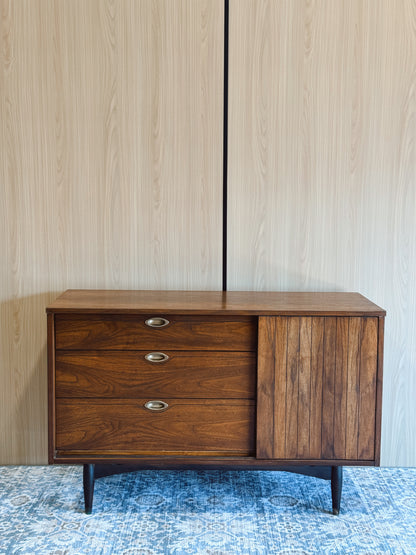 Vintage “Mainline” Walnut Sideboard by Hooker