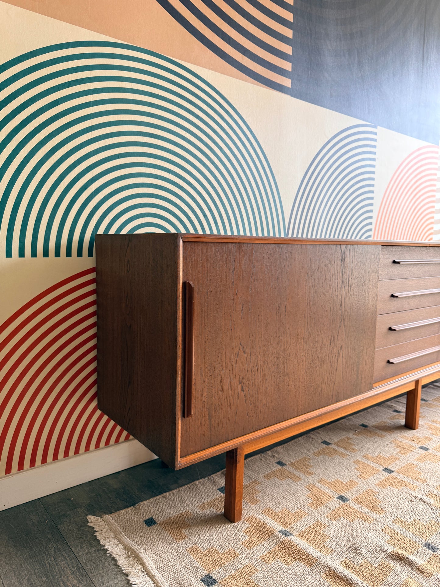 Danish Teak Credenza/Sideboard