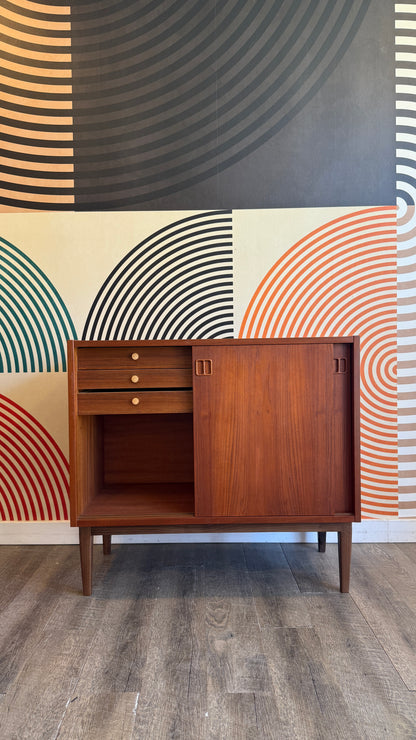 Vintage Danish Teak Cabinet on Custom Legs