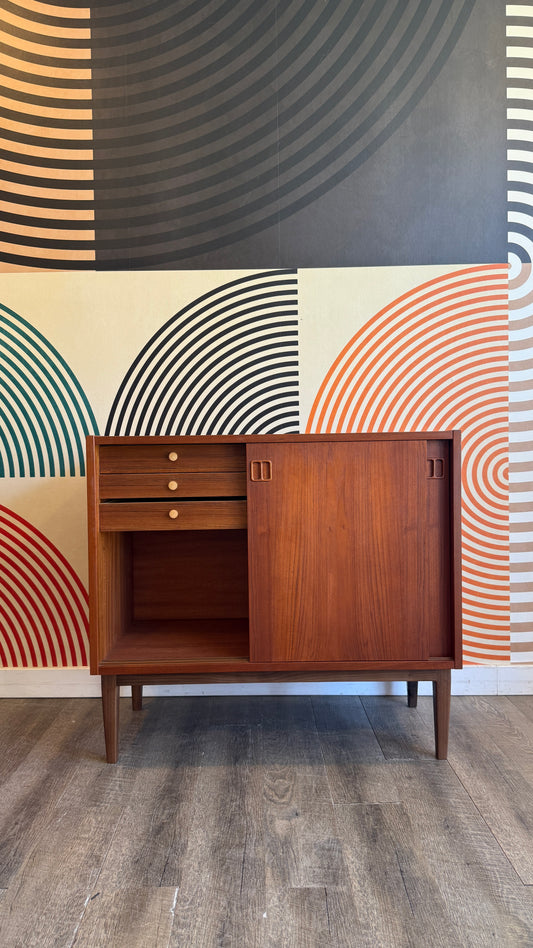 Vintage Danish Teak Cabinet on Custom Legs