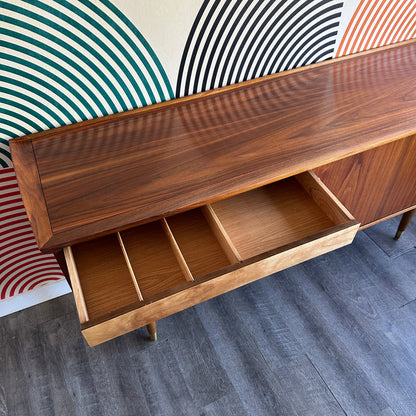 Vintage Walnut Sideboard by Deilcraft