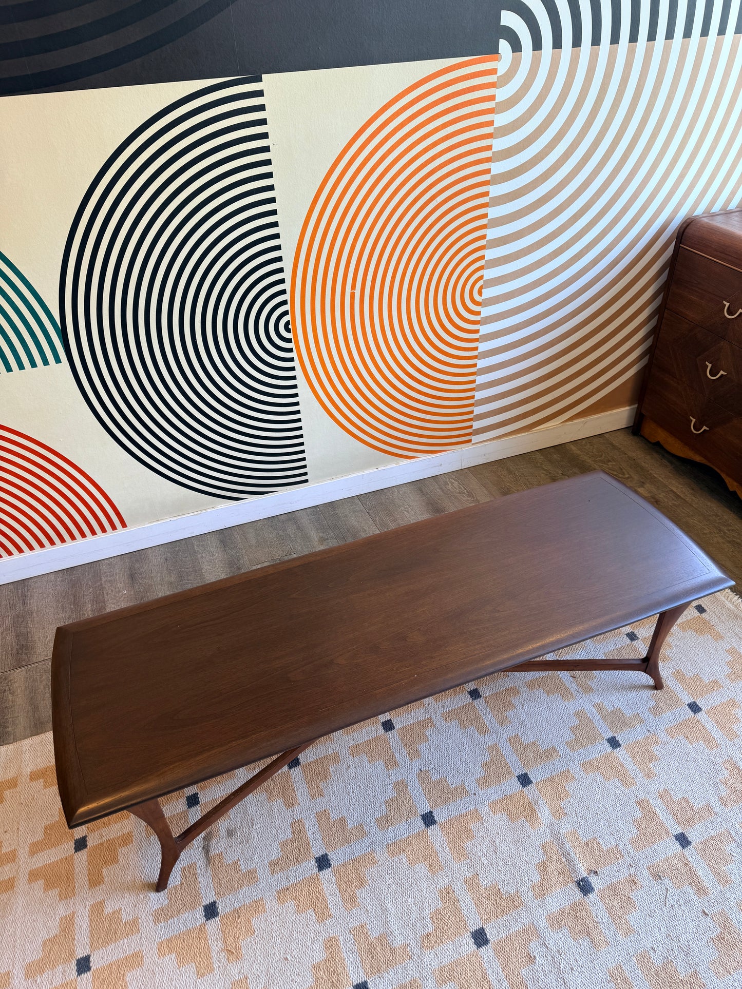 Vintage Walnut Coffee Table