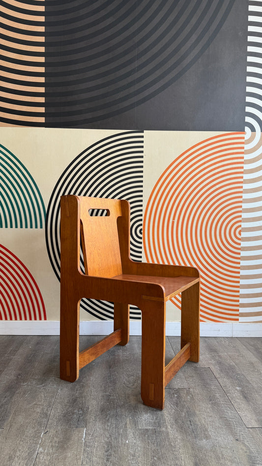 Vintage Wooden Side Chair