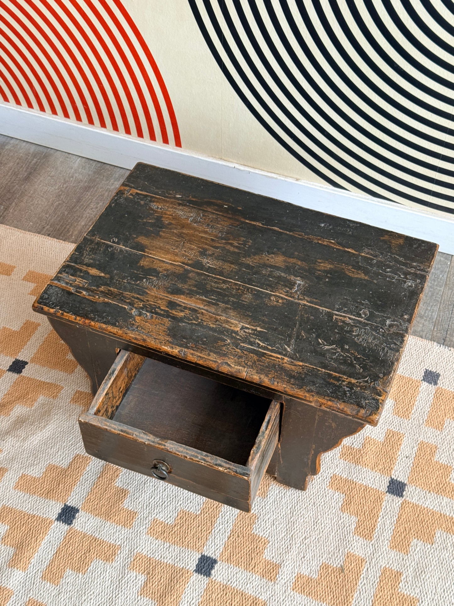 Vintage Low Chinese Cabinet