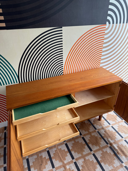 Vintage Danish Teak Sideboard by Hundevad