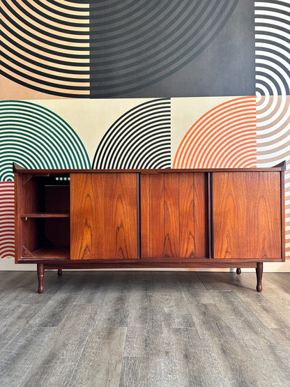 Vintage Converted Teak Credenza