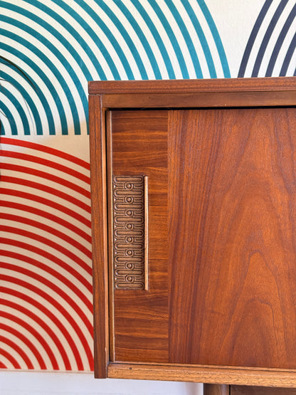 Vintage Deilcraft Walnut Credenza