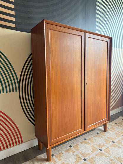 Danish Teak Cabinet on Tapered Legs