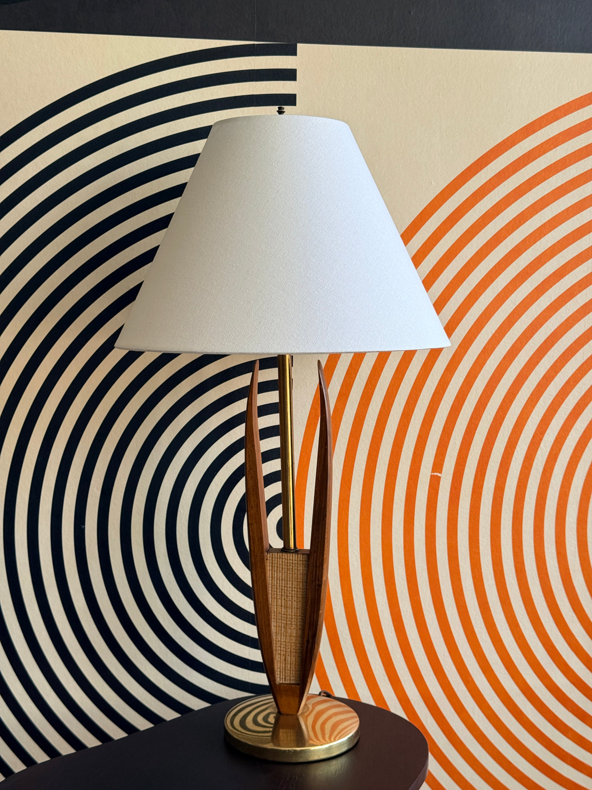 Vintage Midcentury Modern Sculptural Table Lamp