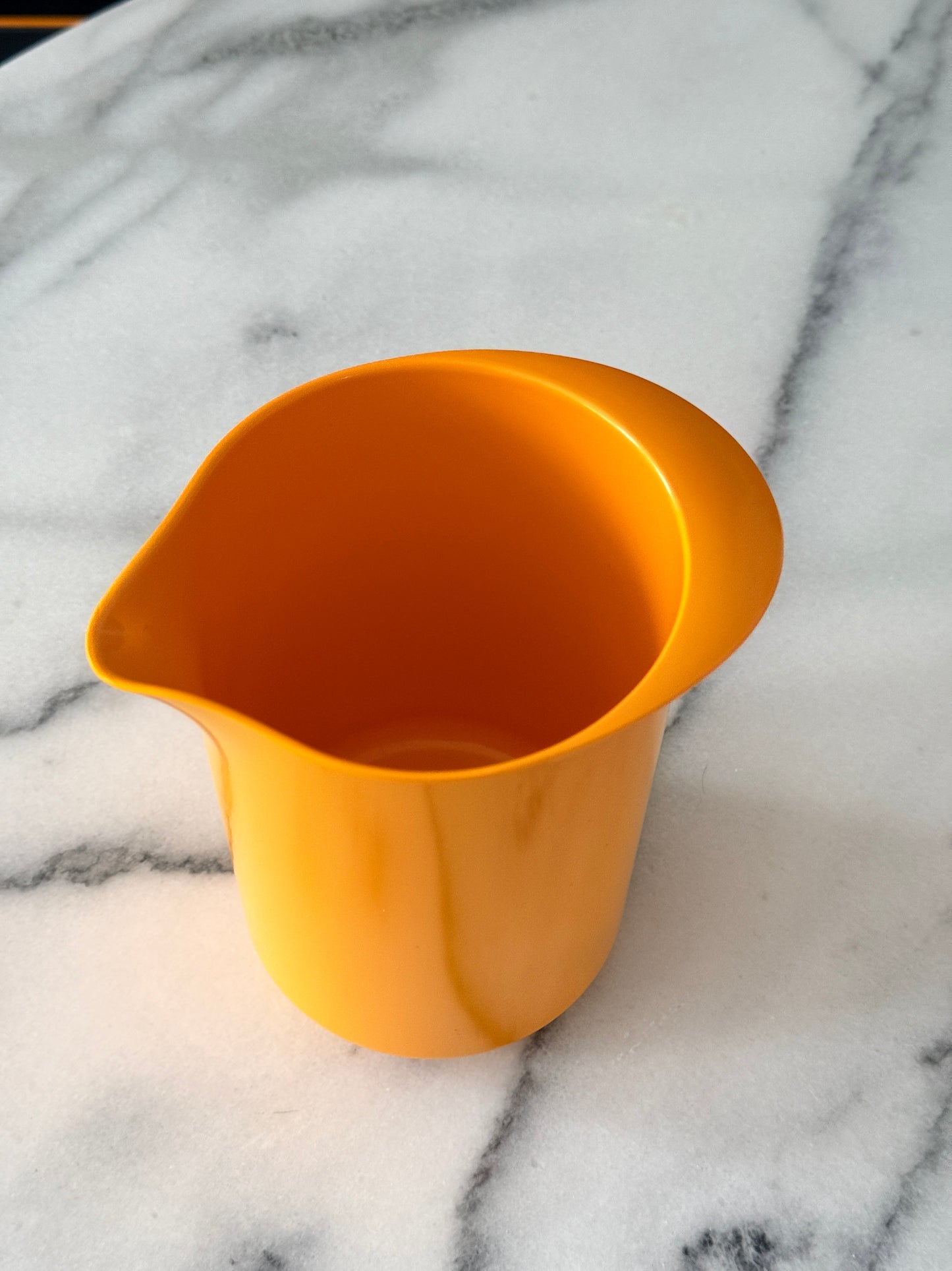 Vintage Yellow Rosti 1L Jug/Utensil Holder