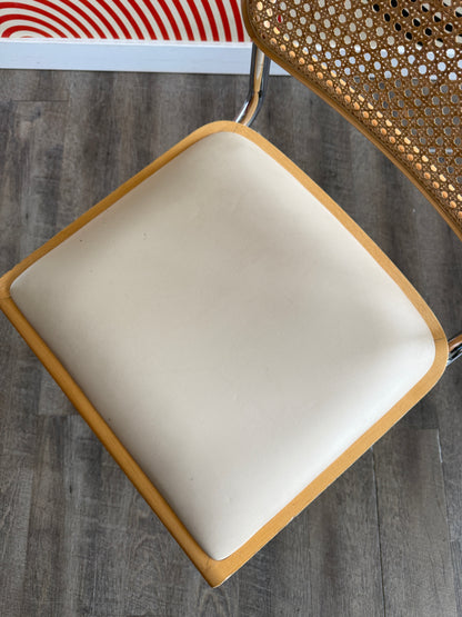 Vintage Italian Cesca Style Cane Chair #3