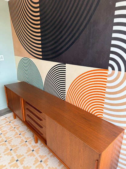 Danish Teak Credenza/Sideboard