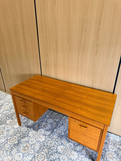 Vintage Danish Teak Desk by Domino