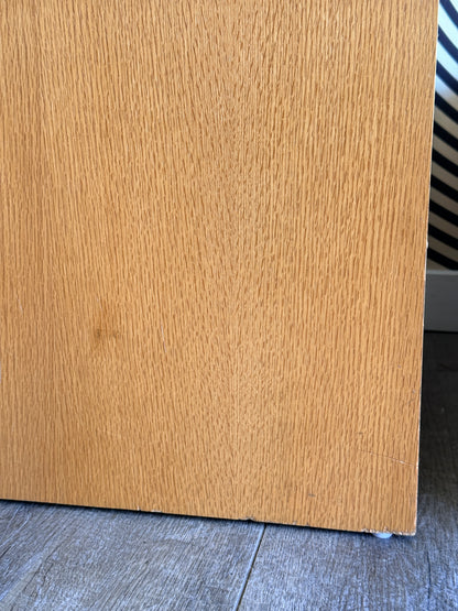 Pair of Vintage Oak Nightstands