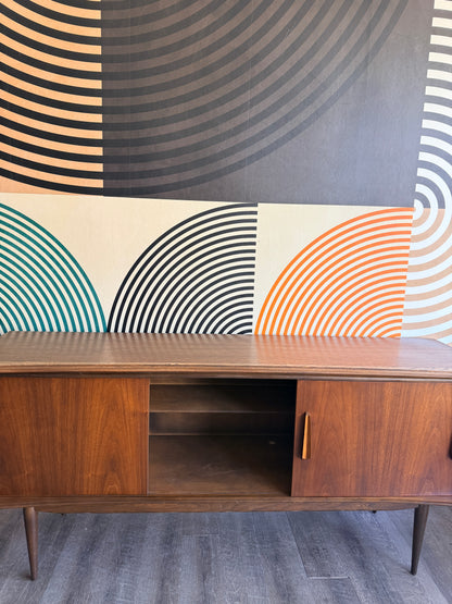 Vintage Deilcraft Walnut Credenza/Sideboard