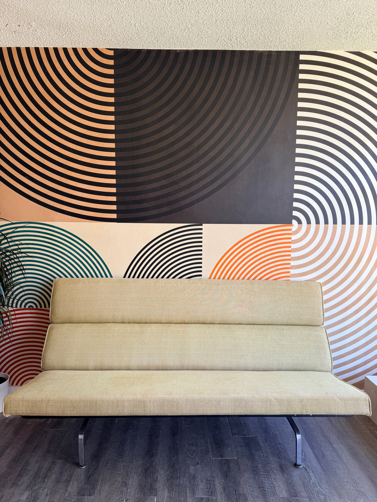 Vintage Eames Compact Sofa(Newly Upholstered)