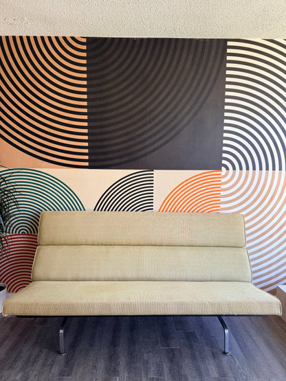 Vintage Eames Compact Sofa(Newly Upholstered)