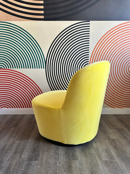 Yellow Swivel Chair by Ola Wilhborg for IKEA