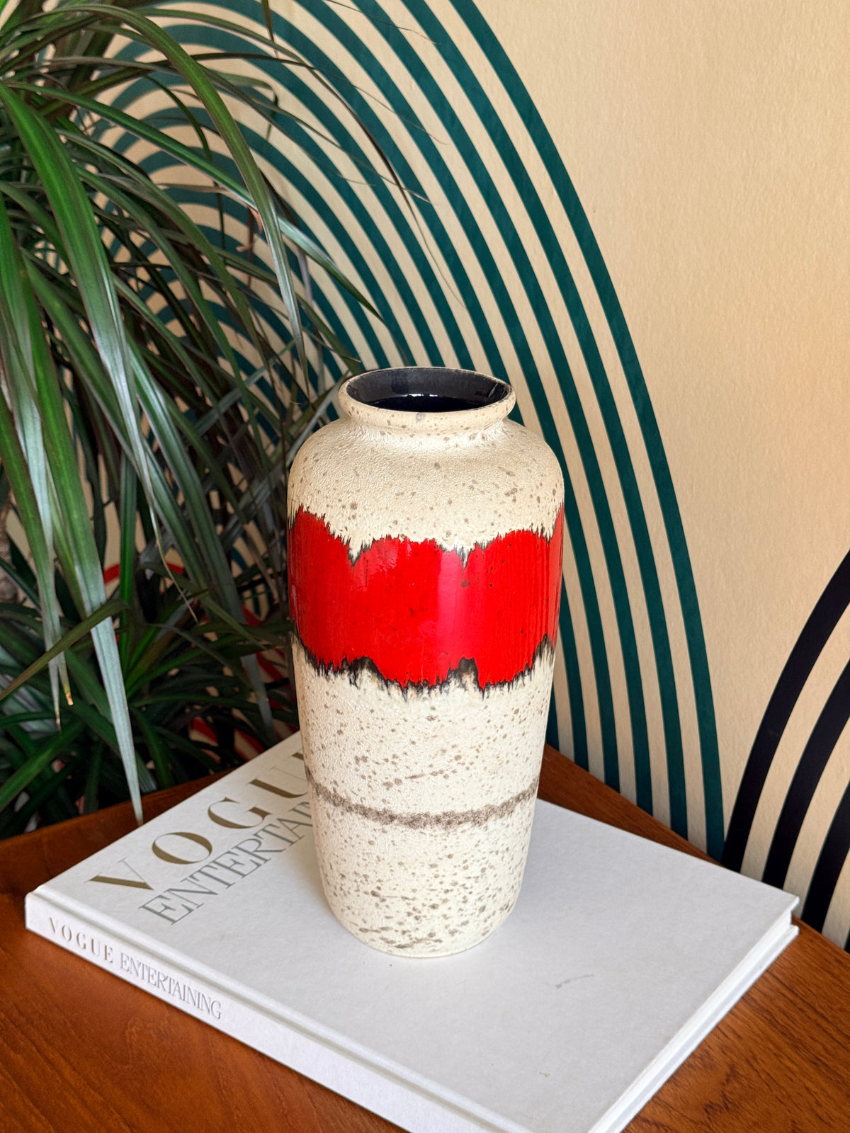Vintage W.German Pottery Vase by Scheurich ,1057/25