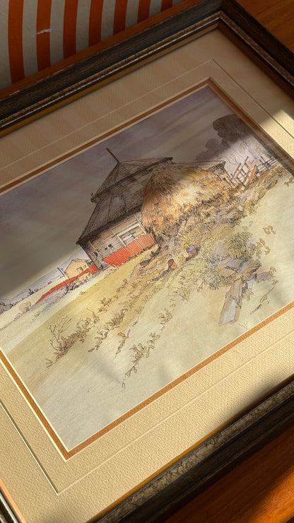 Vintage Meredith Evans “Quiet Talk” Fort Edmonton Print