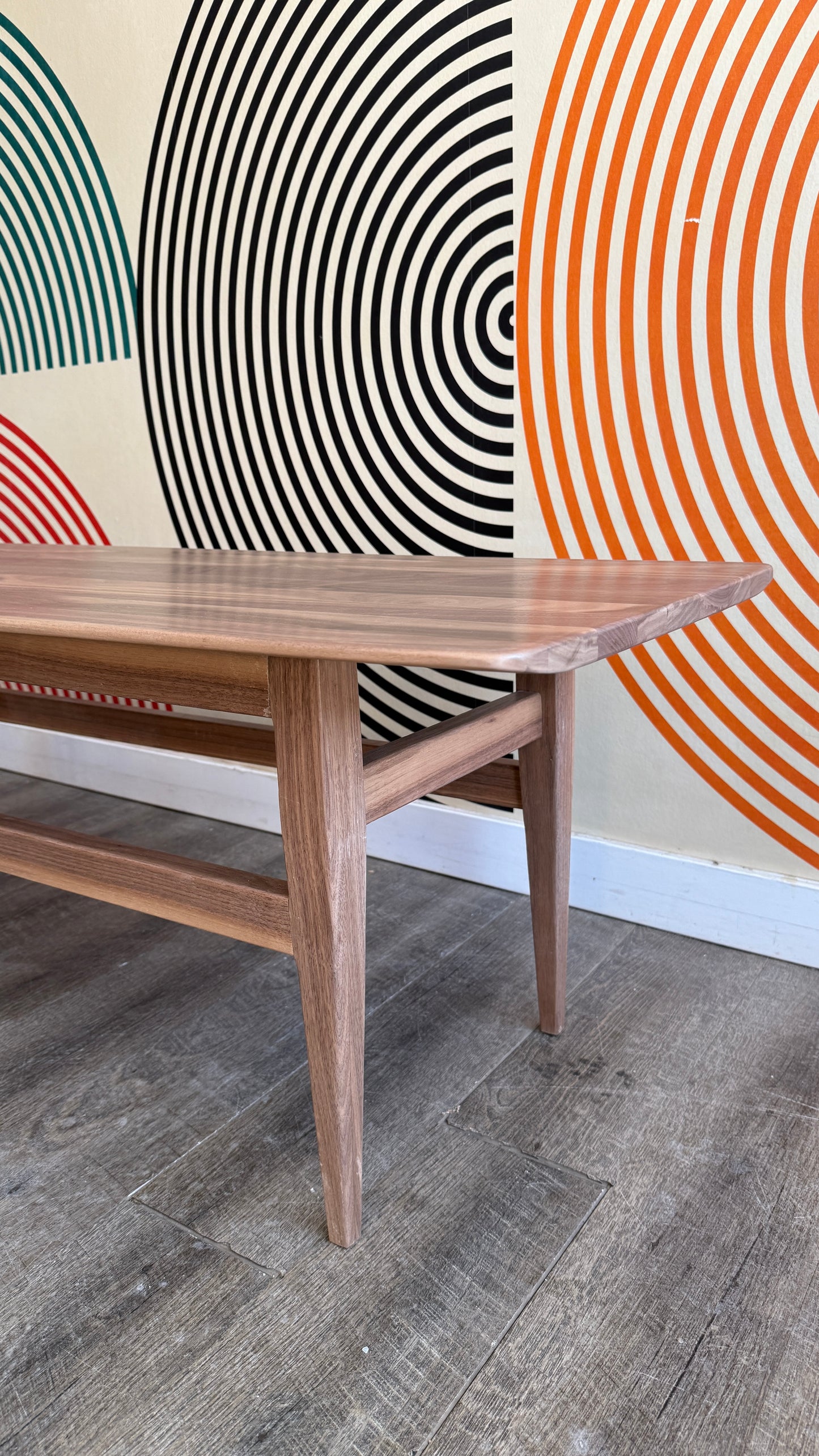 Custom Solid Walnut Coffee Table