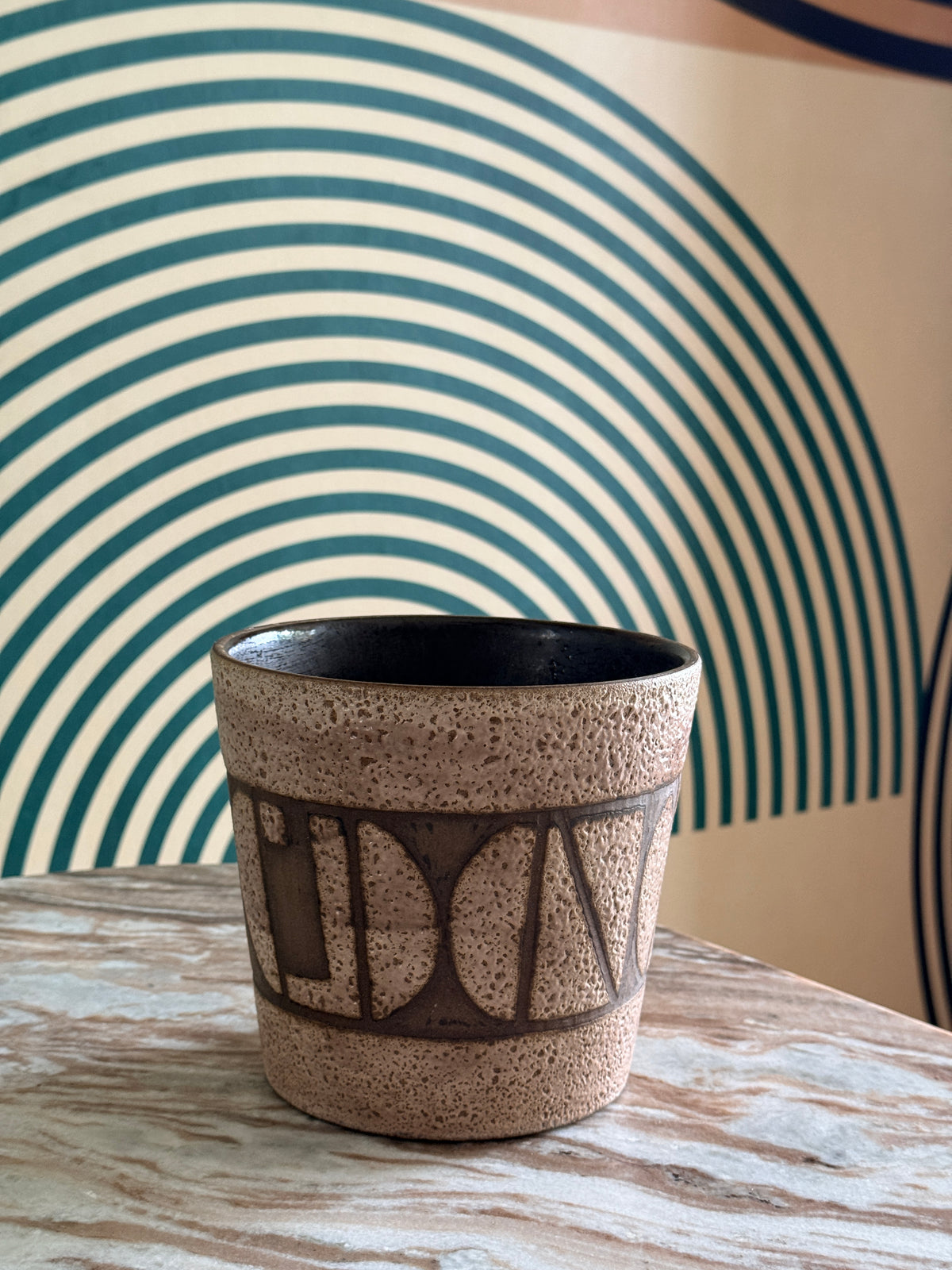 Vintage West German Pottery Planter Pot