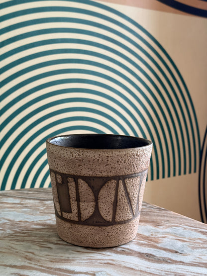 Vintage West German Pottery Planter Pot