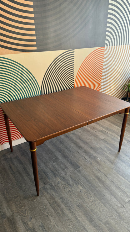 Extendable Vintage Walnut Dining Table