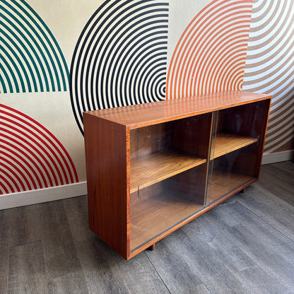 Vintage Teak and Glass Cabinet