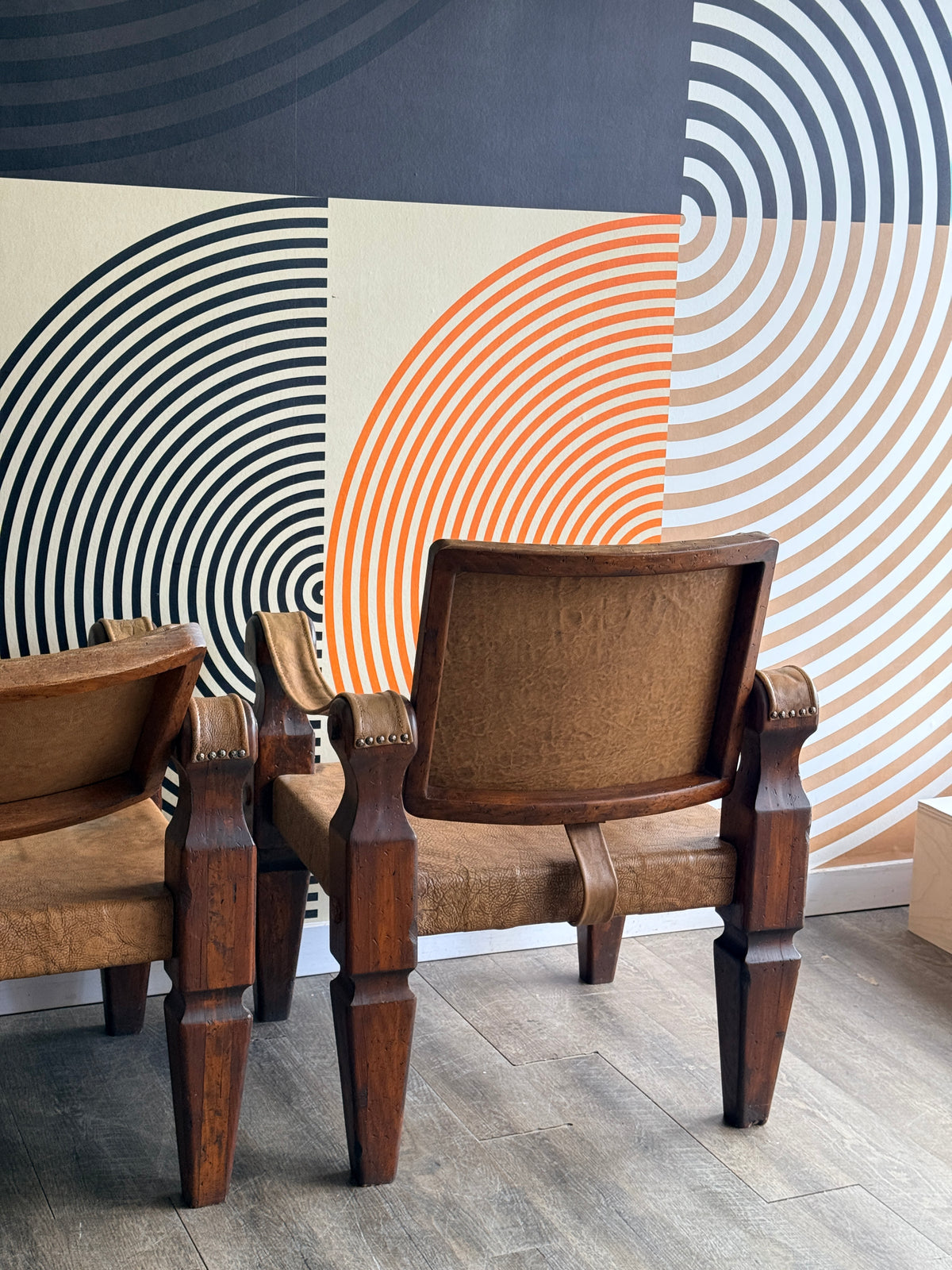 Vintage Mexican Tilt-Back Lounge Chair