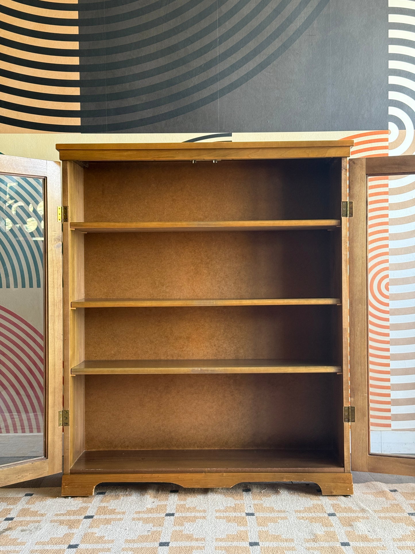 Vintage Bookcase Cabinet