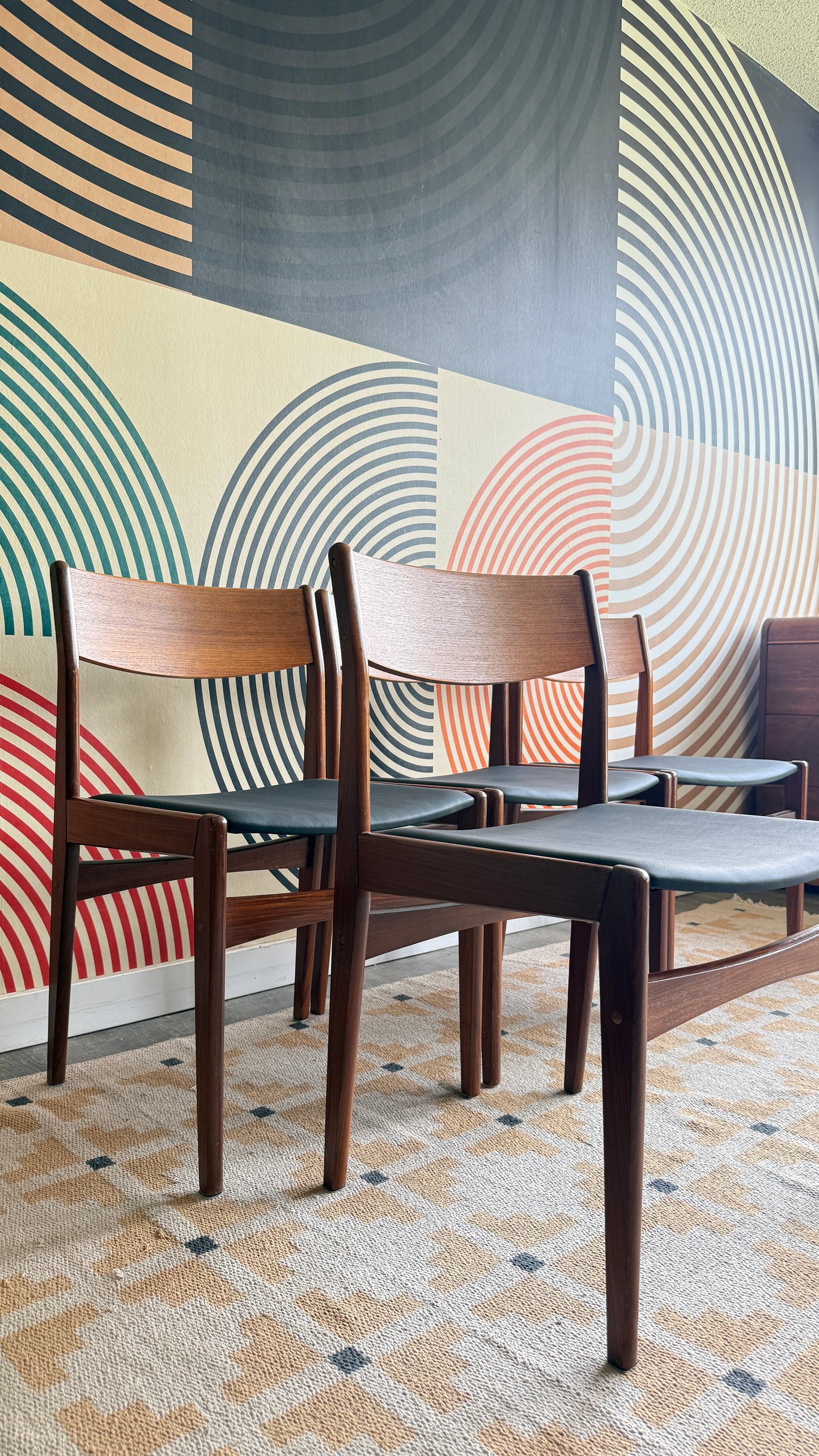 Set of 4 Frem Rojle Teak Dining Chairs
