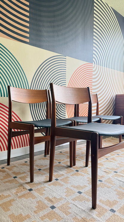 Set of 4 Frem Rojle Teak Dining Chairs